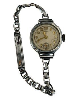Vintage Yale Ladies Wristwatch Art Deco Swiss Sentinel Band Untested